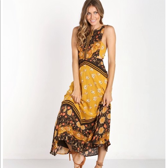 Free People Dresses & Skirts - Free People Sunrise Oblivion Dress Floral Dress